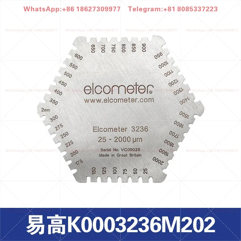 British Elcometer 112 & 3236 Wet Film Thickness Gauge Wet Film Gauge Film Comb Testing