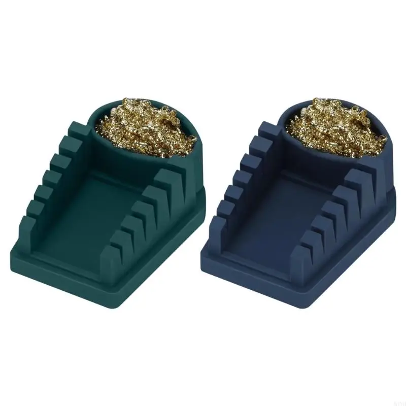 Flexible Rubber Soldering Wire Support Having 6 V Grooves For Secure Placement And heat Resistance Up To 500℃ M4YD