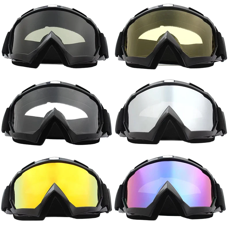 Ski Goggles Winter Snow Cycling Sports Goggles UV Protection Men Women Skiing Snowboard Motocross Glasses Eyewear Case