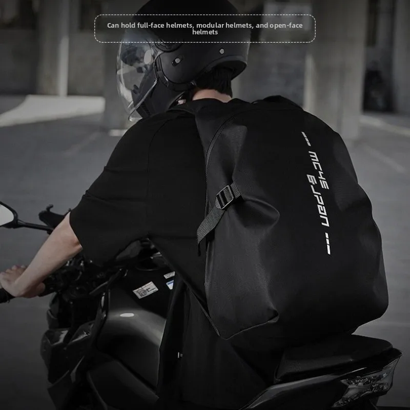 Motorcycle riding backpack helmet charter car bag waterproof large capacity backpack men's and women's helmet bag travel