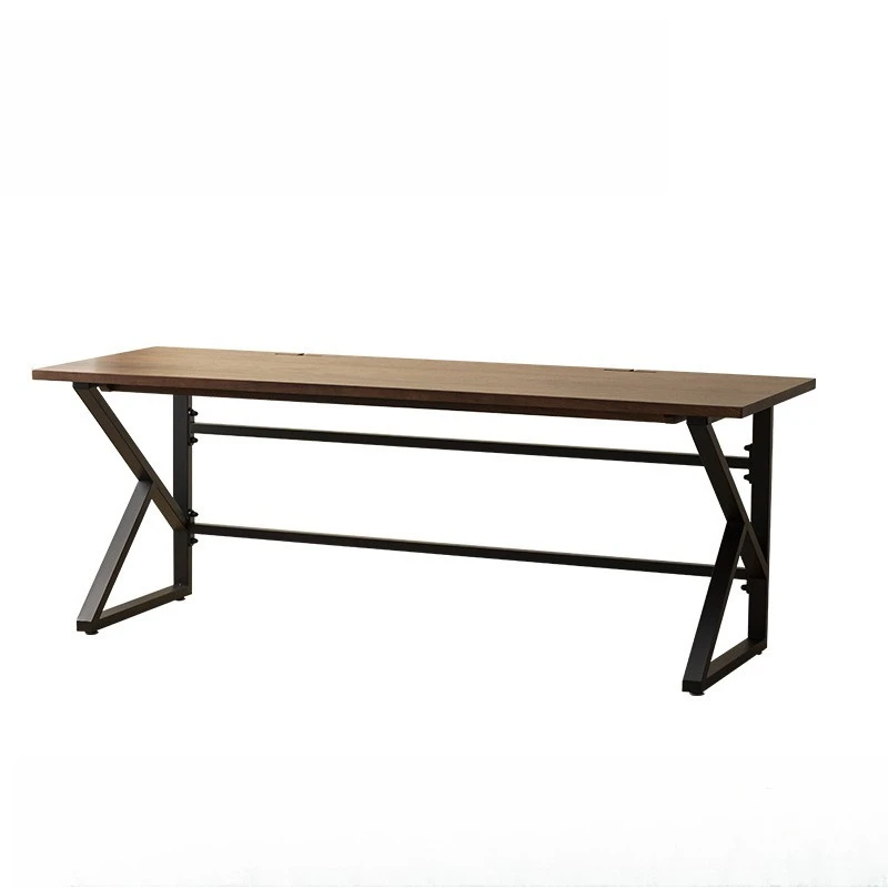 Double computer desk Home desktop bedroom Two-person desk Simple e-sports table