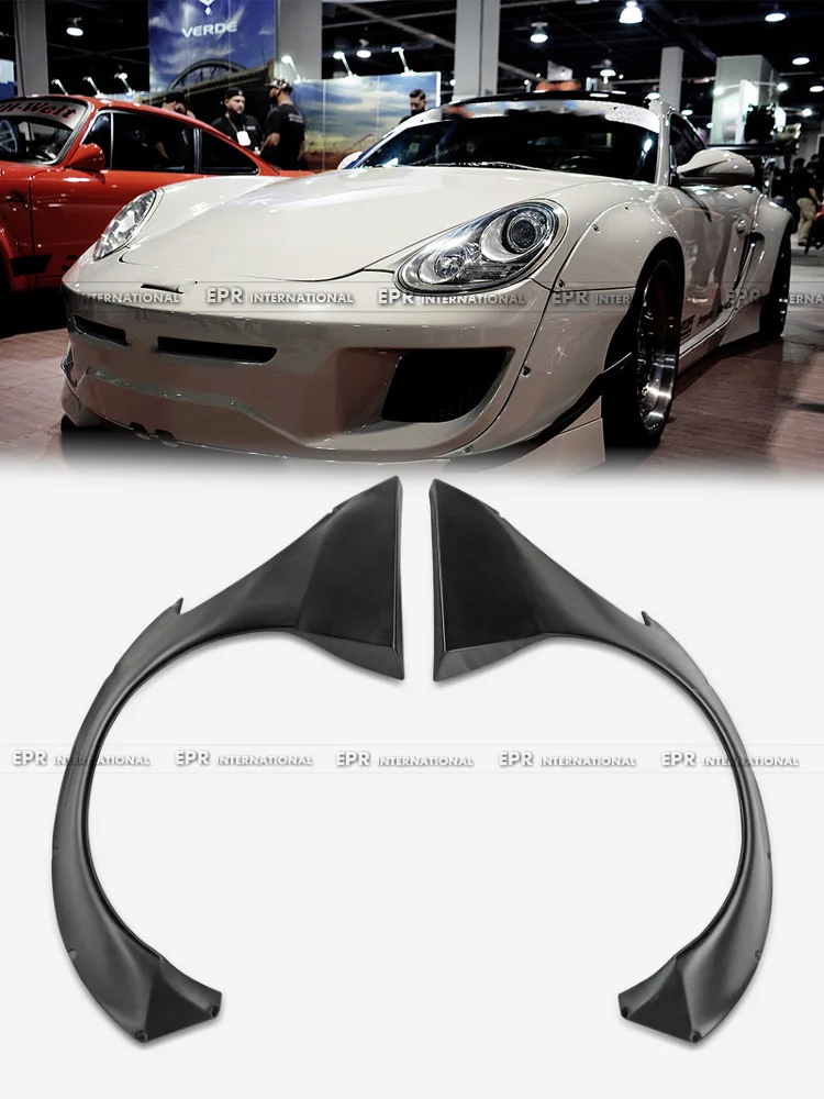 

Для Porsche Cayman 987.2 Gen II RB Style Комплект передних крыльев +50 мм - спортивный комплект внешних крыльев | Аксессуар для широкого крыла