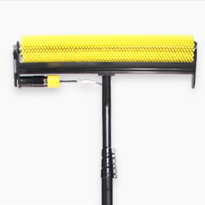 

M11 3.5m 5.5m 7.5m matel rod electronic handle solar panel cleaning roller brush