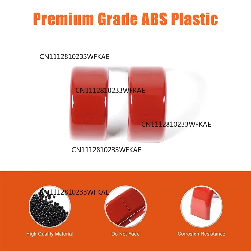 ABS Car Steering Wheel Return Marker Trim Cover For BMW 5 Series G60 2024 2025 Center Line Red Marking Sticker Accessories