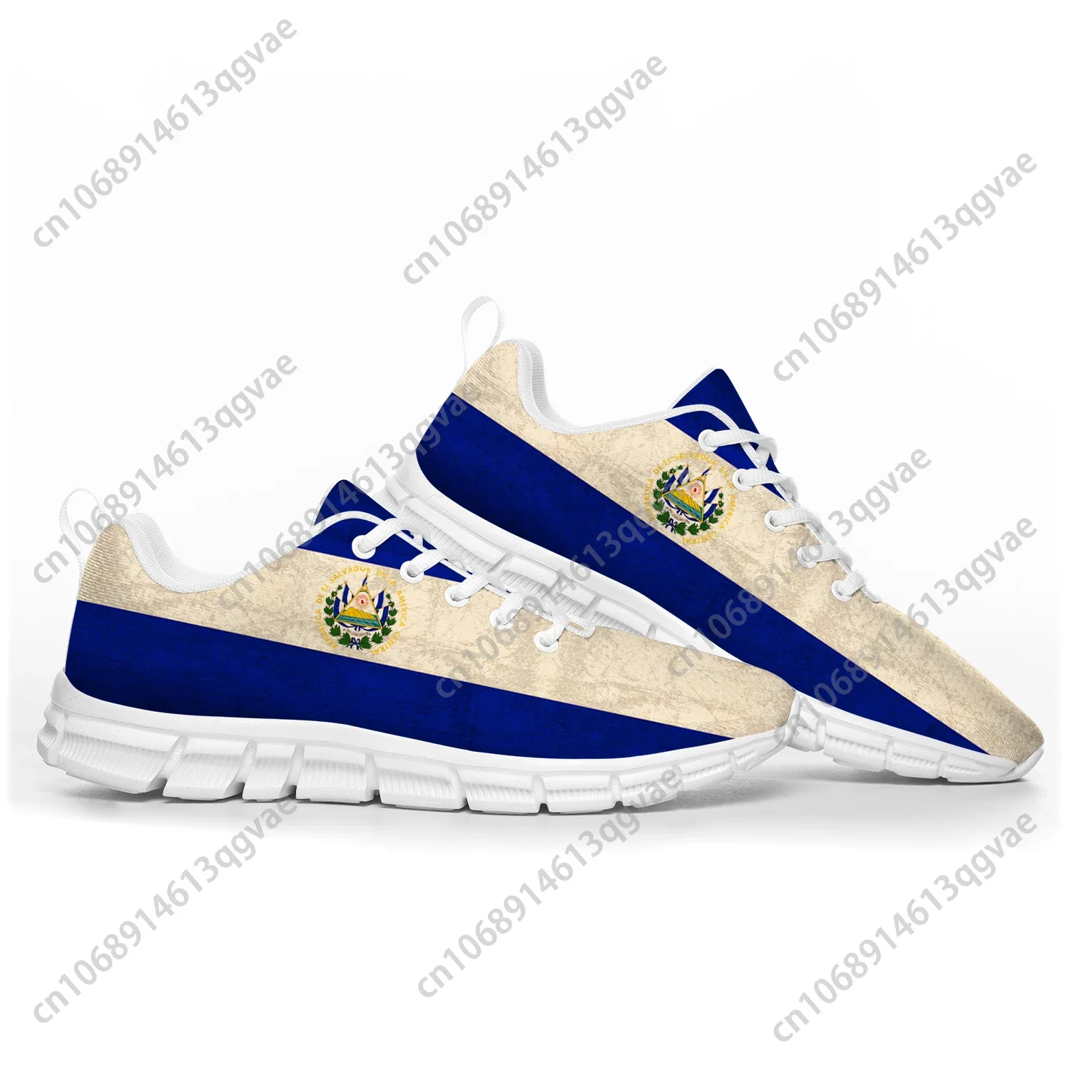 

El Salvador Flag Sports Shoes Mens Womens Teenager Kids Children Sneakers El Salvador Casual Custom High Quality Couple Shoes