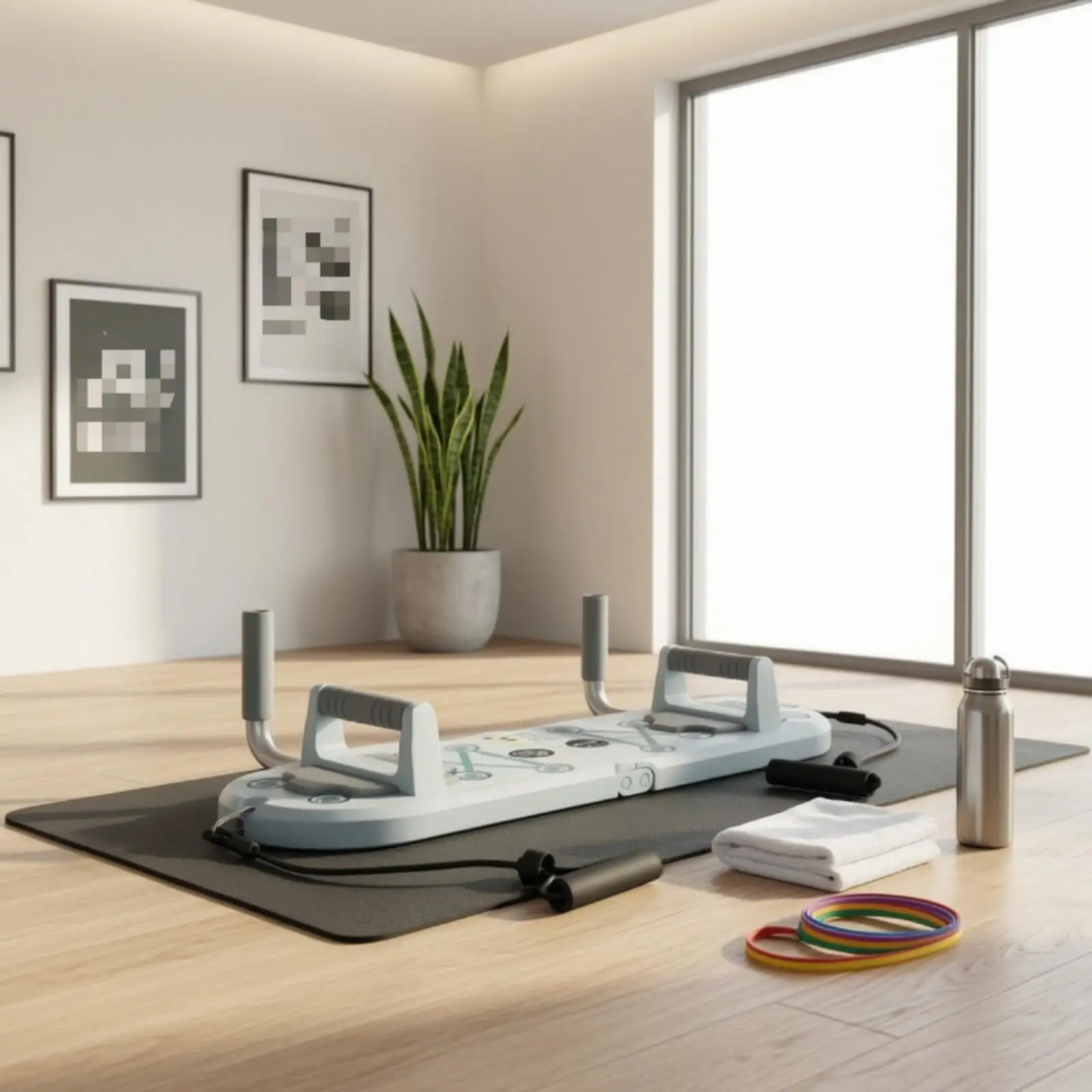 push-up-board-with-resistance-bands-compact-home-gym-easy-storage-for-beginners
