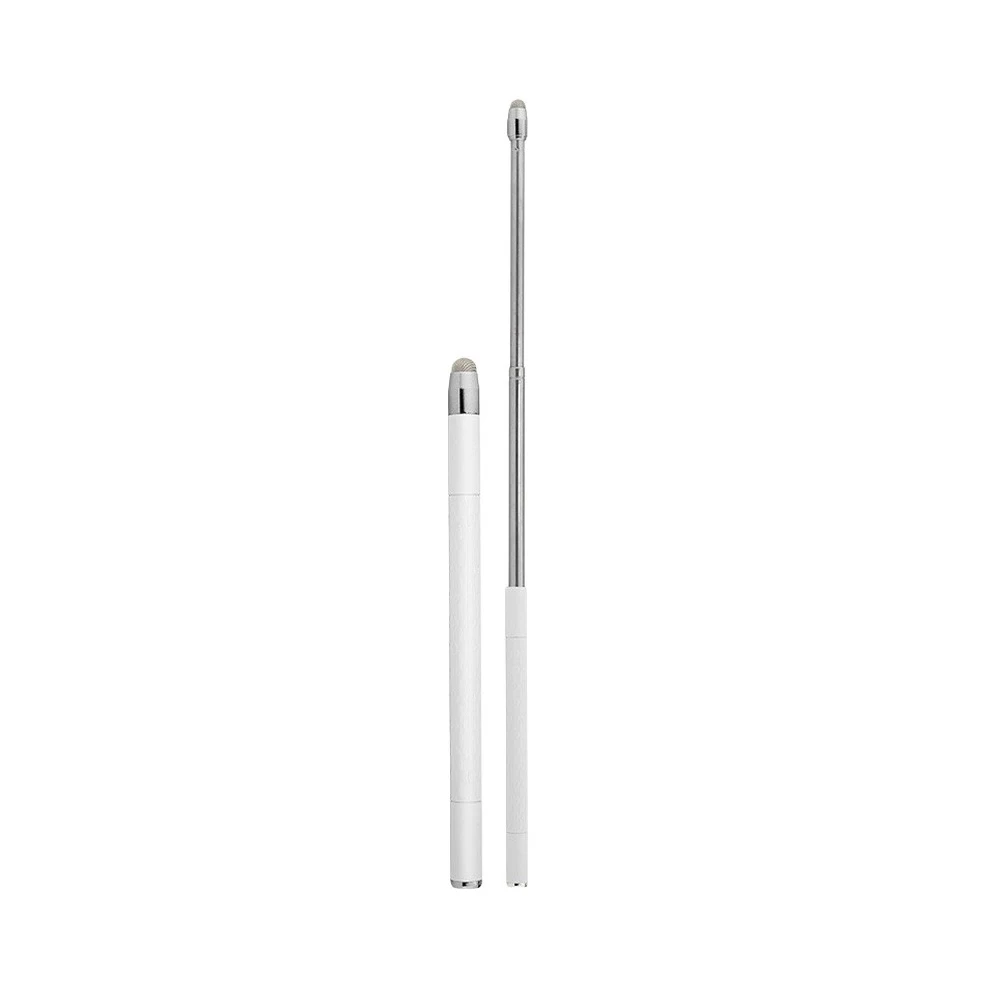Aluminum Alloy Extra Long Telescopic Stylus Pen Precision Flocking Tip Works with Most For Tablets and Smartphones