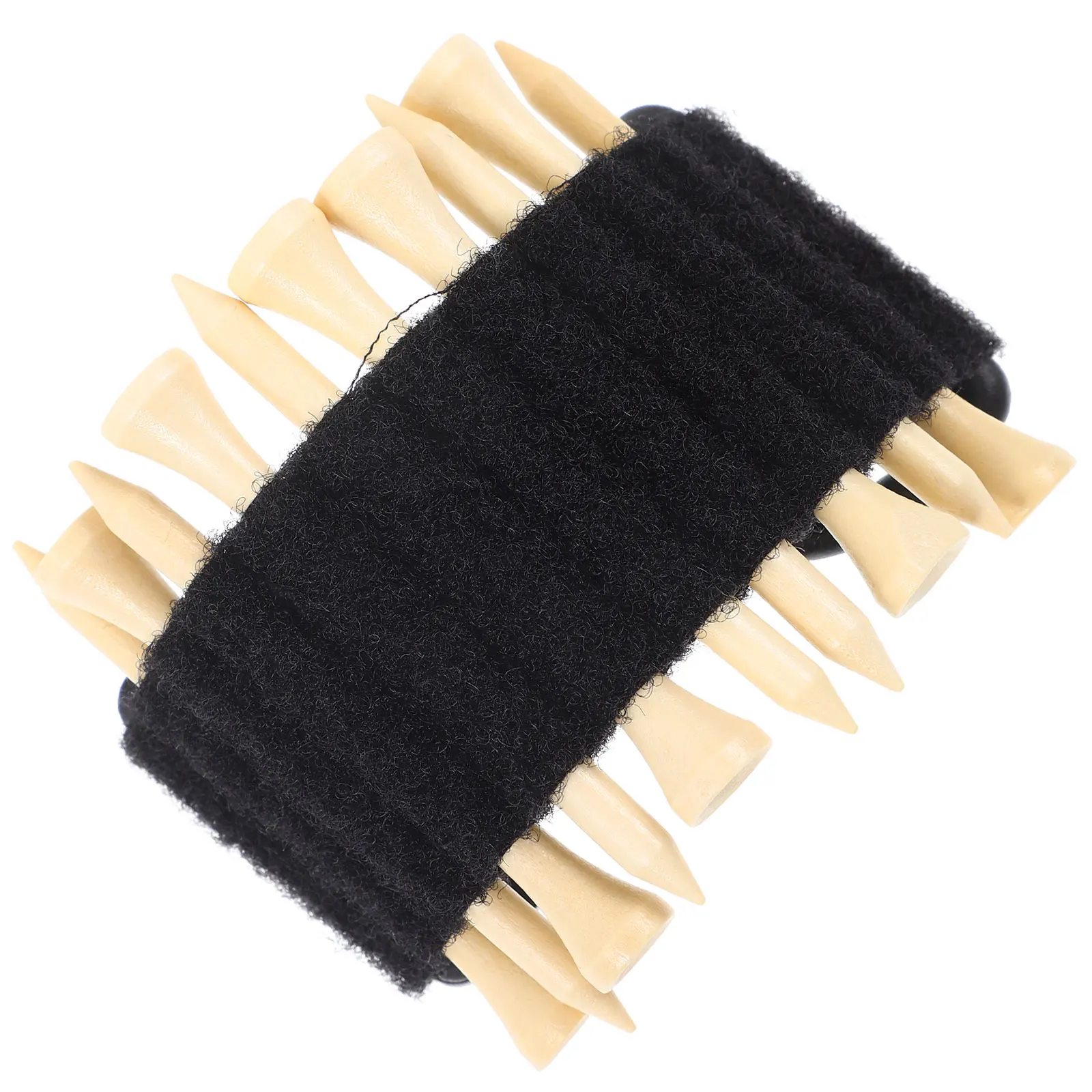 

1 set Golf Tee Cloth Golfs Tees Holder Anti Wear Black Tees Organizer Multipurpose Organizer Compact Accessories