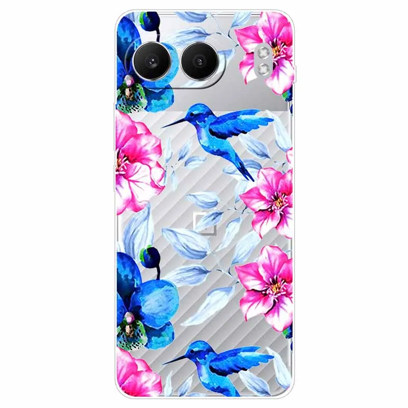 For Oneplus Nord 4 Case Cute Clear TPU Silicone Soft Phone Cases for One Plus Nord 4 5G Transparent Cover On 1+ Nord4 6.74\'\' bag
