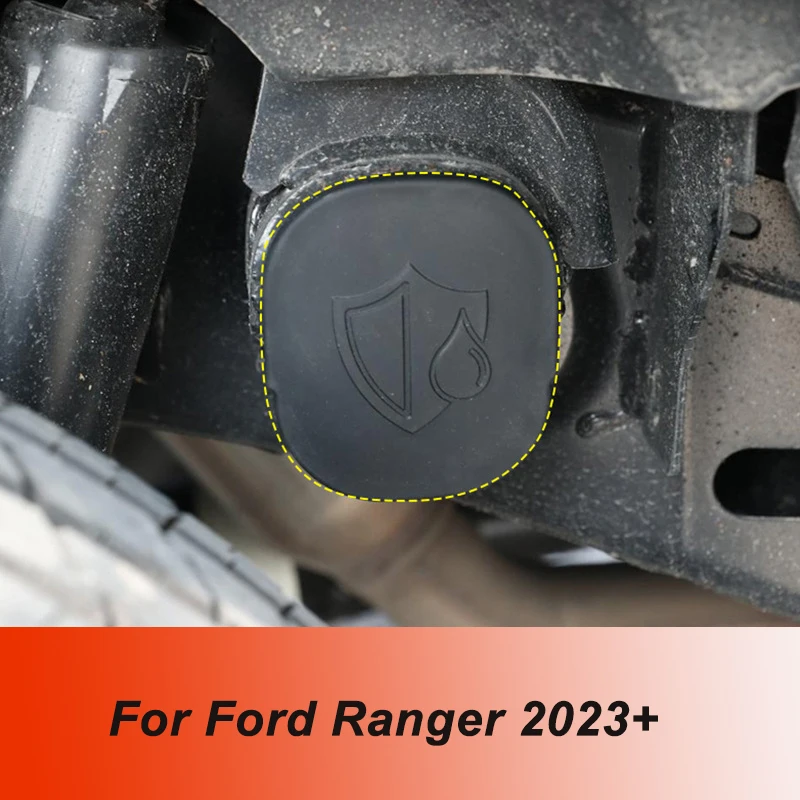 

2PCS For Ford Ranger T9 2023~2024 Rear Axle Rubber Protective Cover Back Frame Beam Sealing Sandproof Mat Accessories