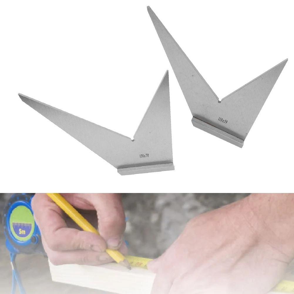 Multi-angle Beveled Angle Ruler With Base, Angle Gauge, Protractor, Angle Meter  For Test Measurement Tool Accessory