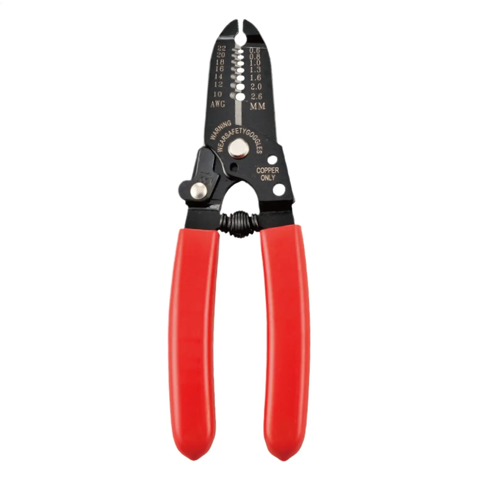 

Wire Stripper Electrician Cable Stripper For Electric Wire Carbon Steel Hand Cutting Clamping Crimping Tool With Safety Lock