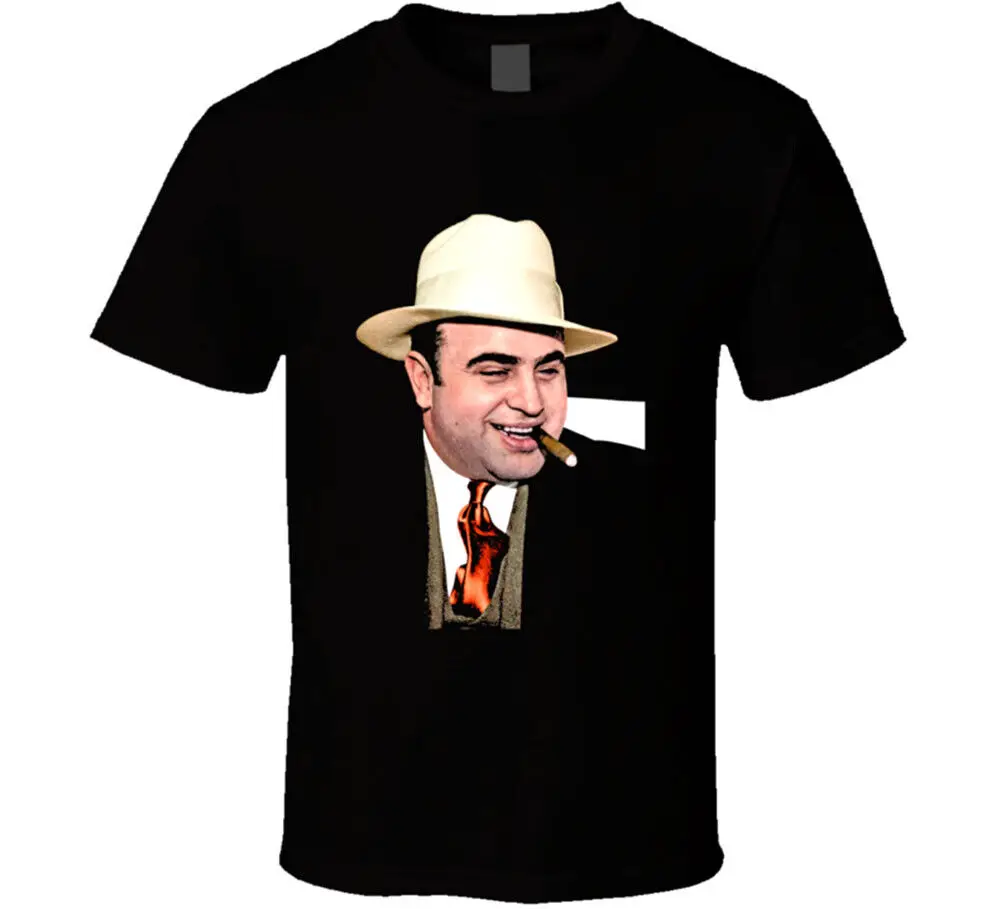 Al Capone Mafia American Gangster Movie Retro T Shirt New