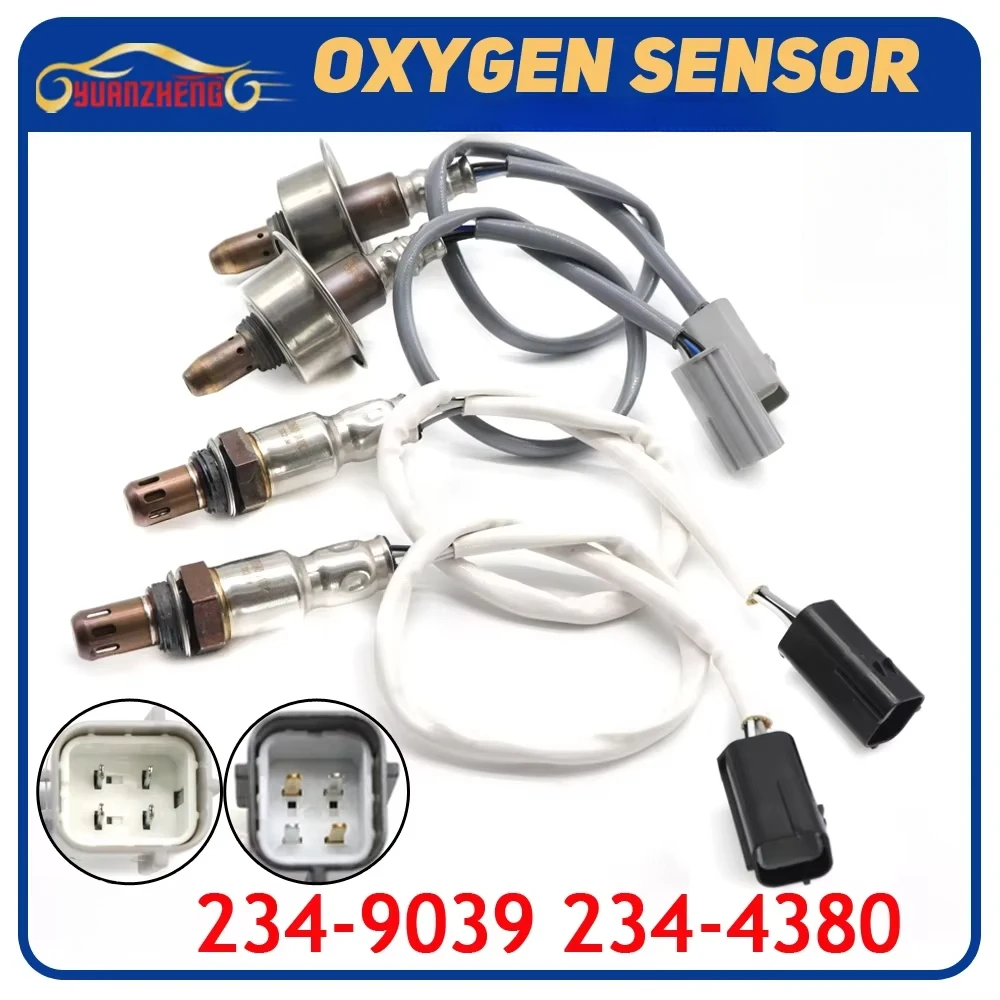 Set 4PCS Air Fuel Ratio Lambda O2 Oxygen Sensor Upstream &Downstream 234-9039 234-4380 For Nissan Sentra 2.0 Versa Cube 1.8L