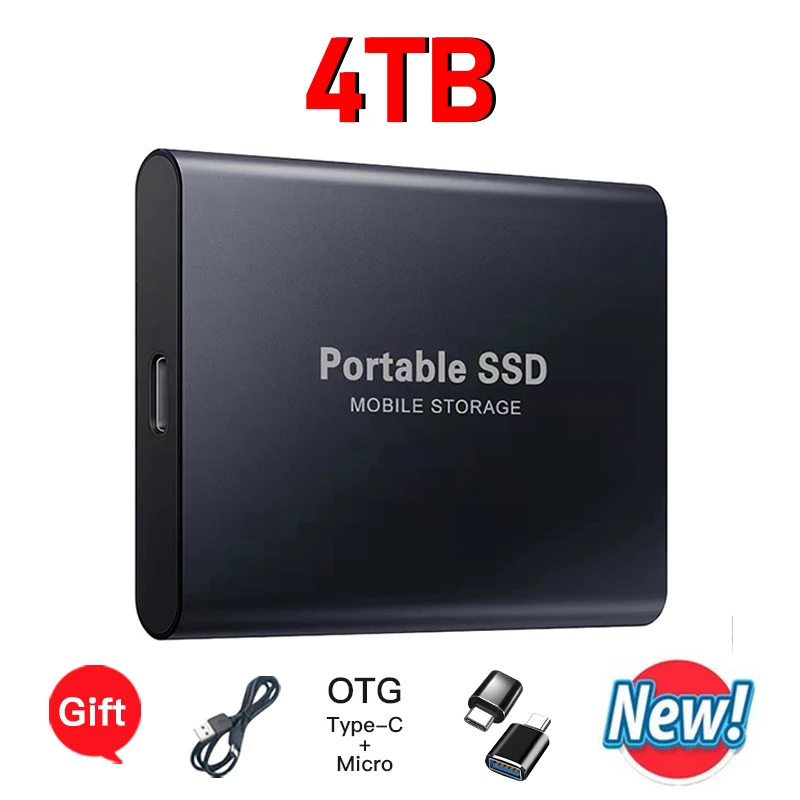 High speed external solid state drive 4TB portable external hard drive ssd 4TB external hard drive ssd hard drive for laptop mac