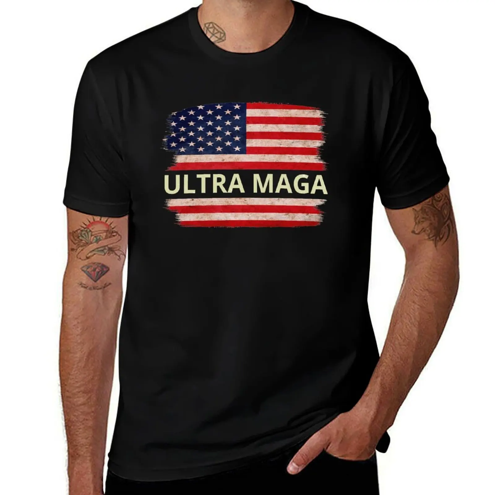 

Ultra Maga Proud Ultra-Maga T-Shirt funny t shirts cotton cotton t shirts man 100% T-Shirt