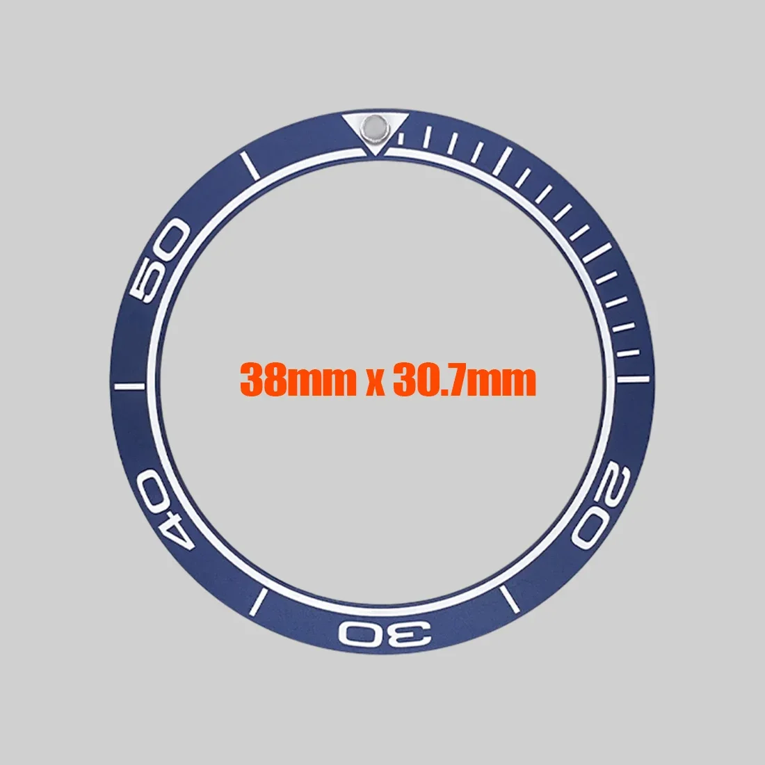 38x30.7mm Ceramic Bezel Insert Seamaster 300 Case Ring Fit for SUB SRPD Seamaster 300 Watch Case Curved Ceramic Bezel Ring Parts