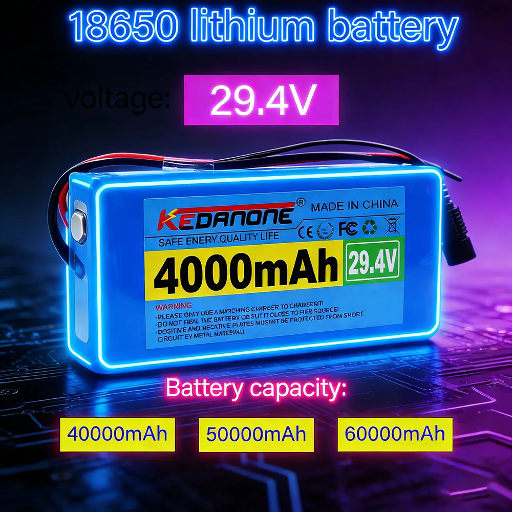 

24V 7S3P 18650 Li-Ion Battery Pack Lithium Batteries for Electric Motor Bicycle Ebike Sccooter Toys Drill With 2A Charger