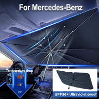 For Mercedes Benz A C E S G Class GLC CLE CLA W177 W205 W213 W222 X167 AMG Car Windshield Sunshades Front Shading Umbrella