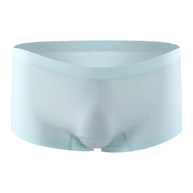 Antarctic summer men's underwear men ice silk boxer shorts sexy trackless one piece personality trend underwear