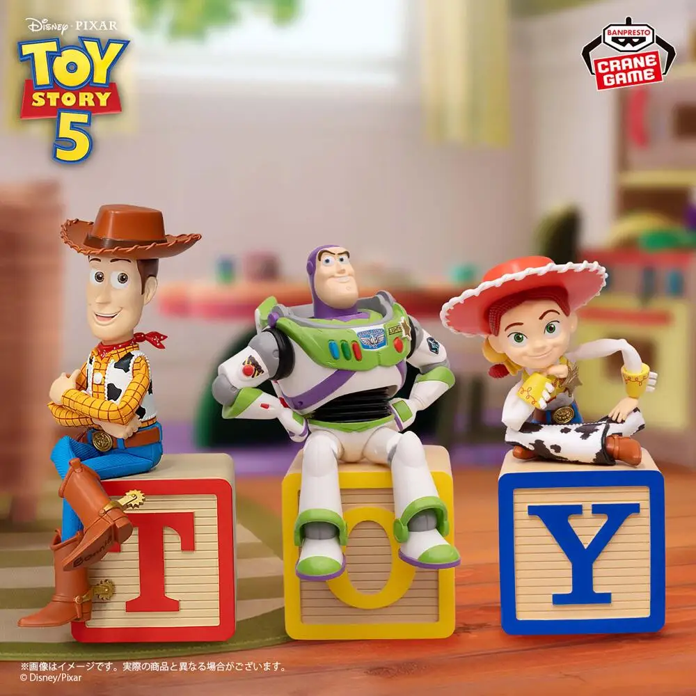 Original In Stock BANPRESTO Break Time Collection PIXAR Characters Toy Story 5 Buzz Lightyear Jessie Woody Figure Anime Model