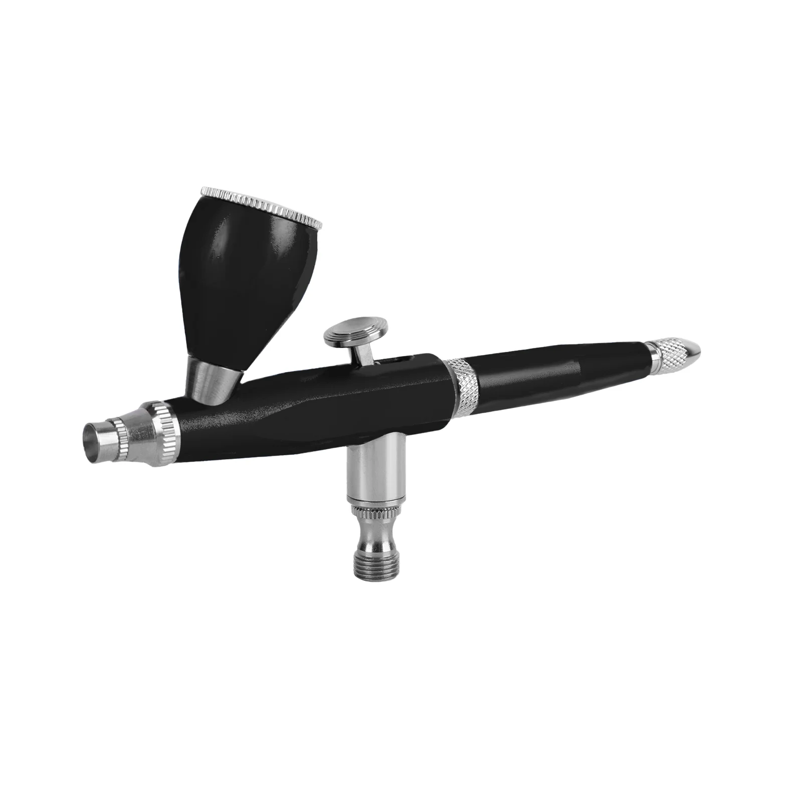 

Dual Action Airbrush Kit with Three Different Cups, Portable Airbrush Set for Makeup,Cake Decoration,Nail Art,Model Making