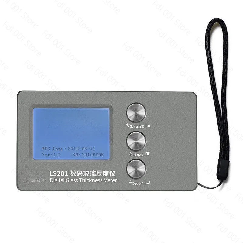 LS201 Digital Hollow Glass Thickness Meter Gauge Double Triple Glazing Measuring Tool Laser Window Glass Thickness Meter