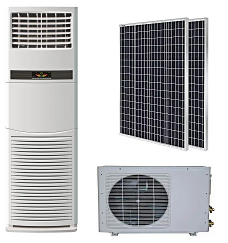 DC 48V R410a 9000btu ~ 36000btu 100% Solar Floor Air Conditioner With Solar Panal for Room