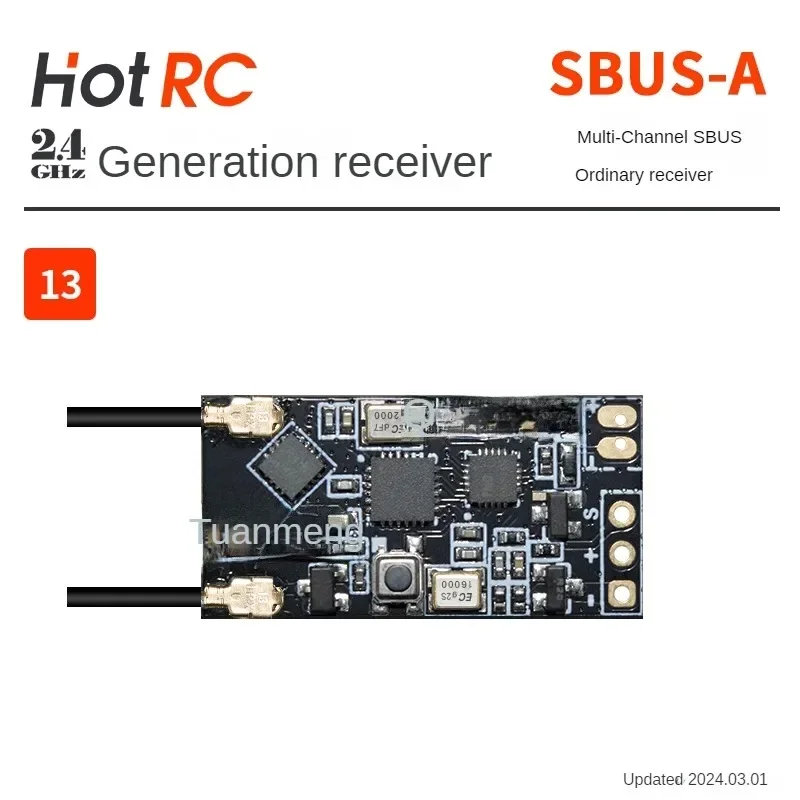 I ricevitori Hotrc di tutte le serie F-04a F-06a F-05a F-08a offrono prestazioni eccezionali compatibili con controller Ct-6a/ht-8a