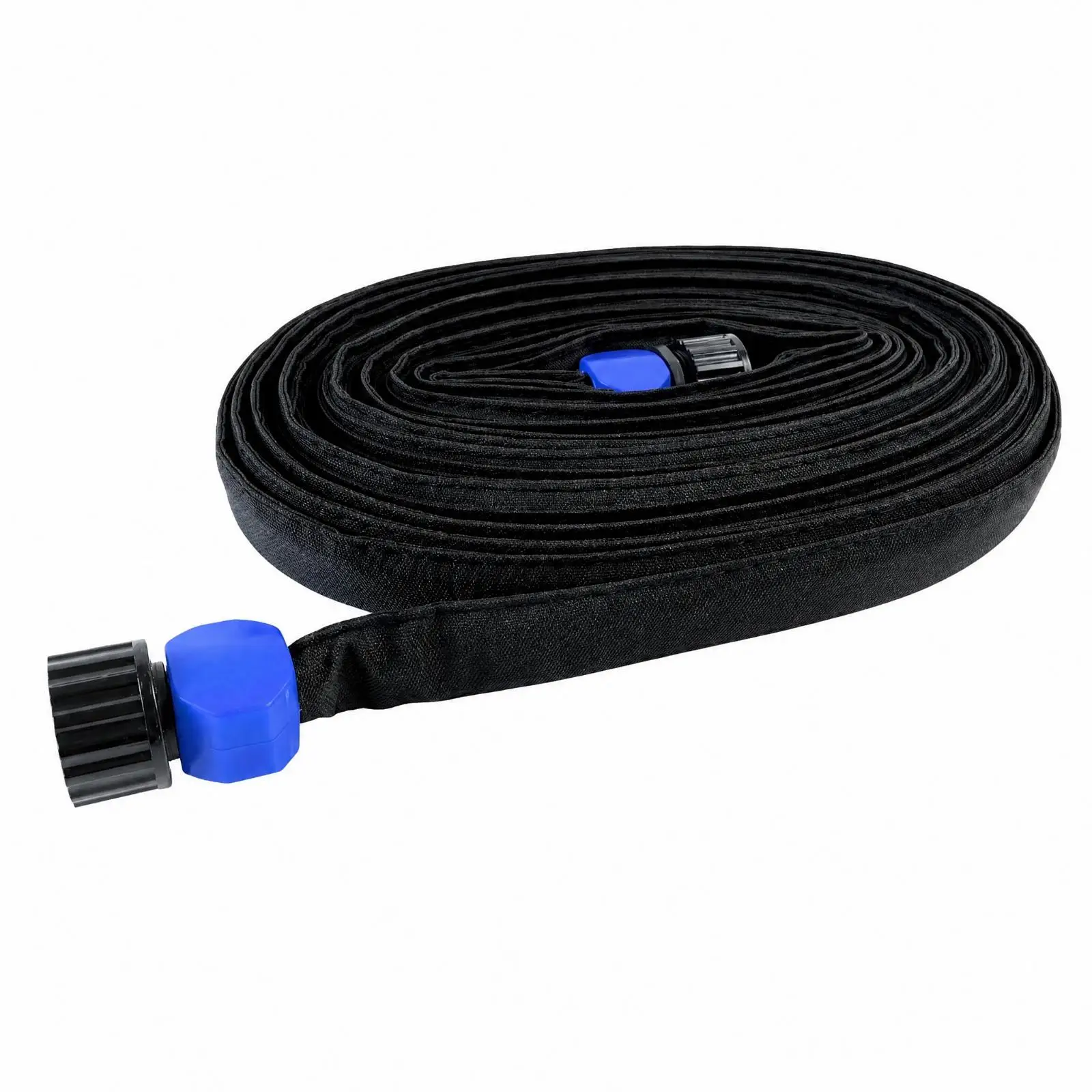 Flat PVC Drip Irrigation Tube Soaker Hose Seepage Watering Line for Garden Bed Nursery Row Crop Outdoor Use