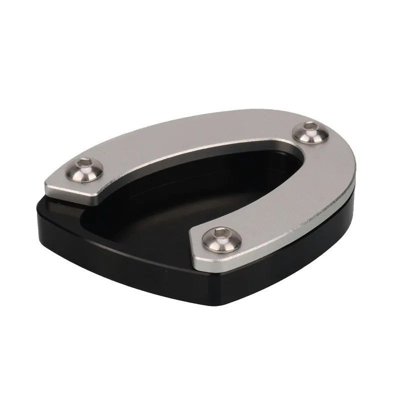 Fit For Street Triple 675 765 R RS S Daytona Moto2 Motorcycle Kickstand Side Stand Extension Enlarger Pad auxiliary Bracket