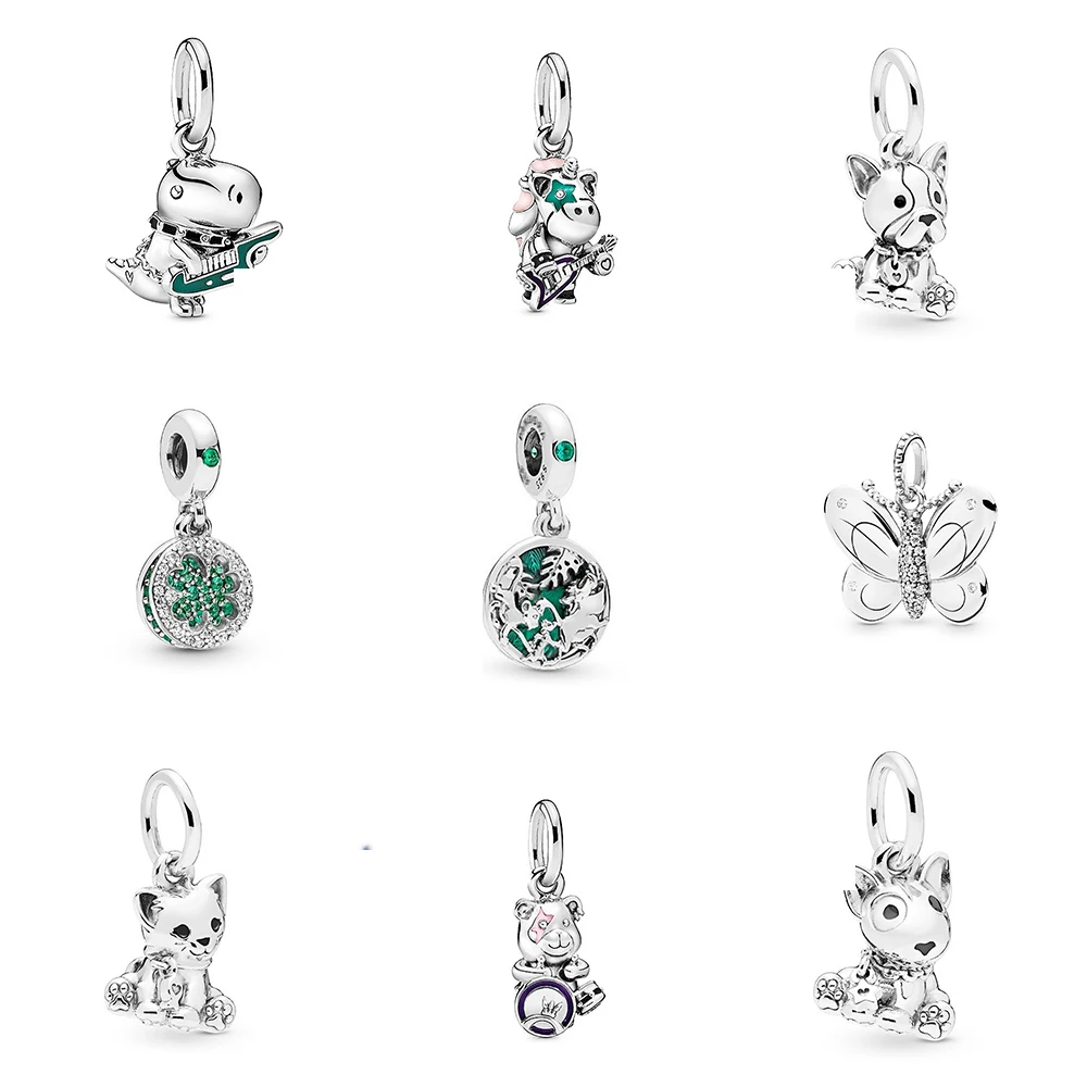 

New Robot Animal Cute Bear Bottle Hanger Bead DIY Bead Fashion Women's Jewelry Accessories