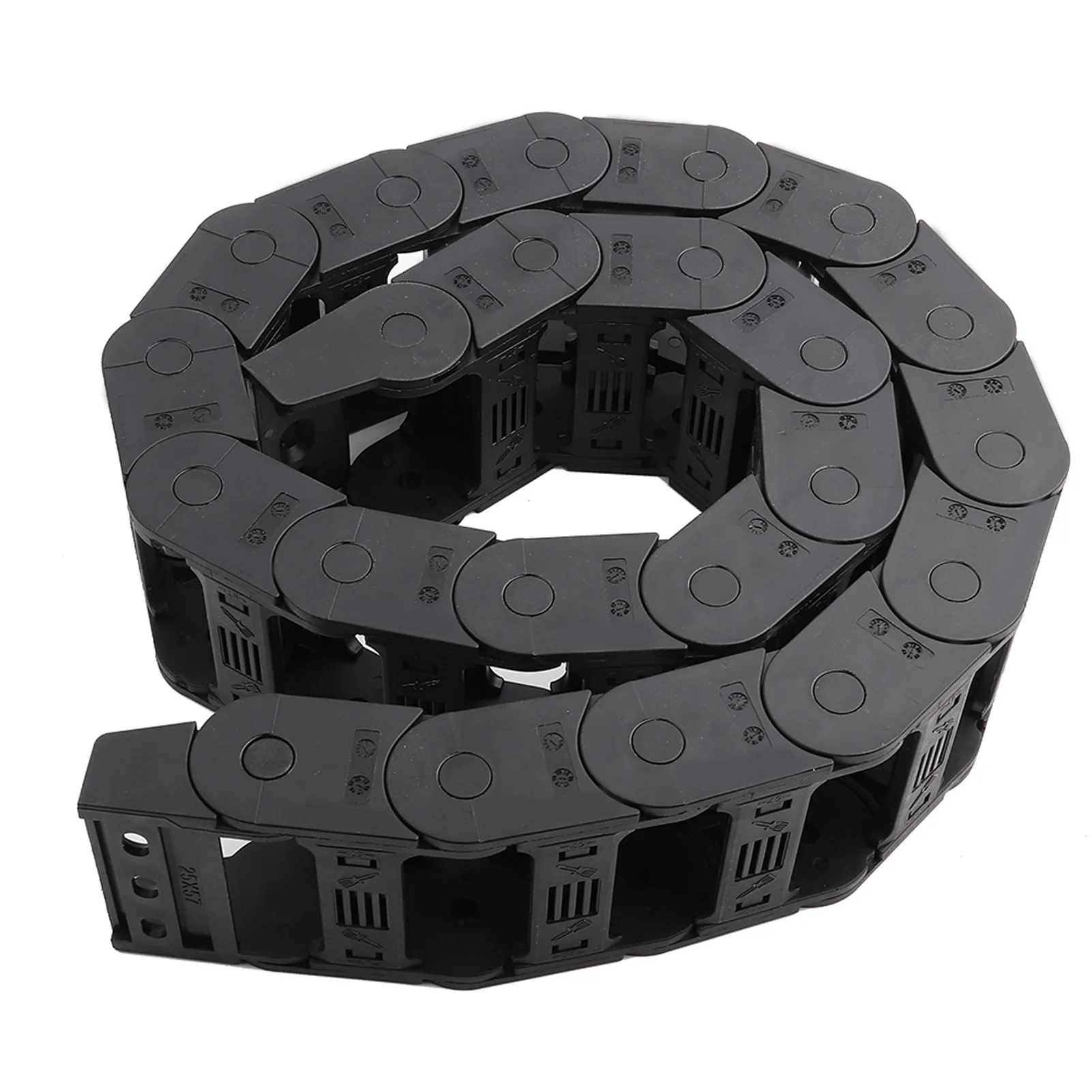 100 cm 25 x 57 mm nylon open beide zijden draaddrager sleepketting graveermachine accessoire draaddrager energieketting kabeldrager