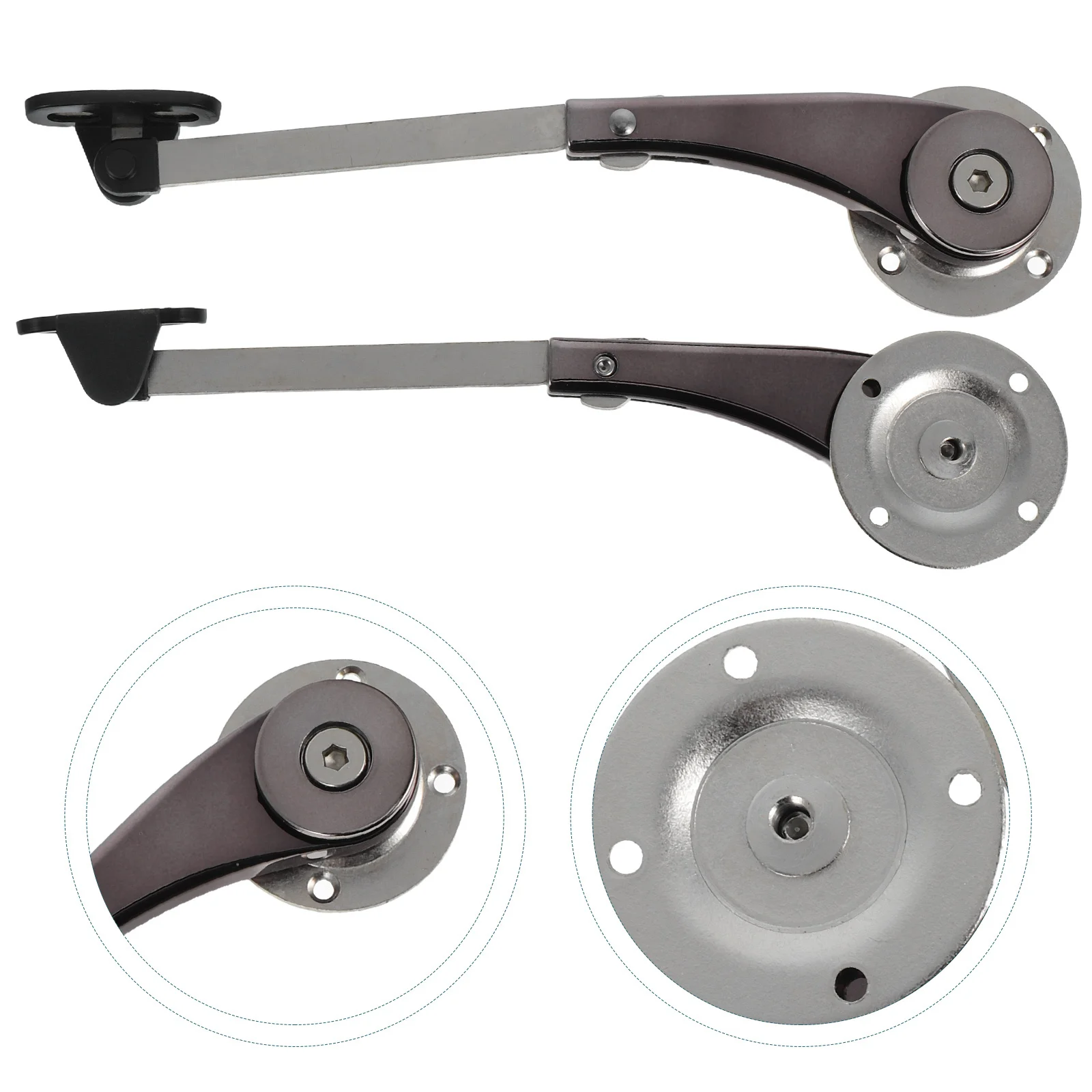 

2pcs Hydraulic Gas Stay For Cabinet Door Support Rod Soft Close Furniture Hinge Durable Stable Lift Strut Kitchen Storage Box