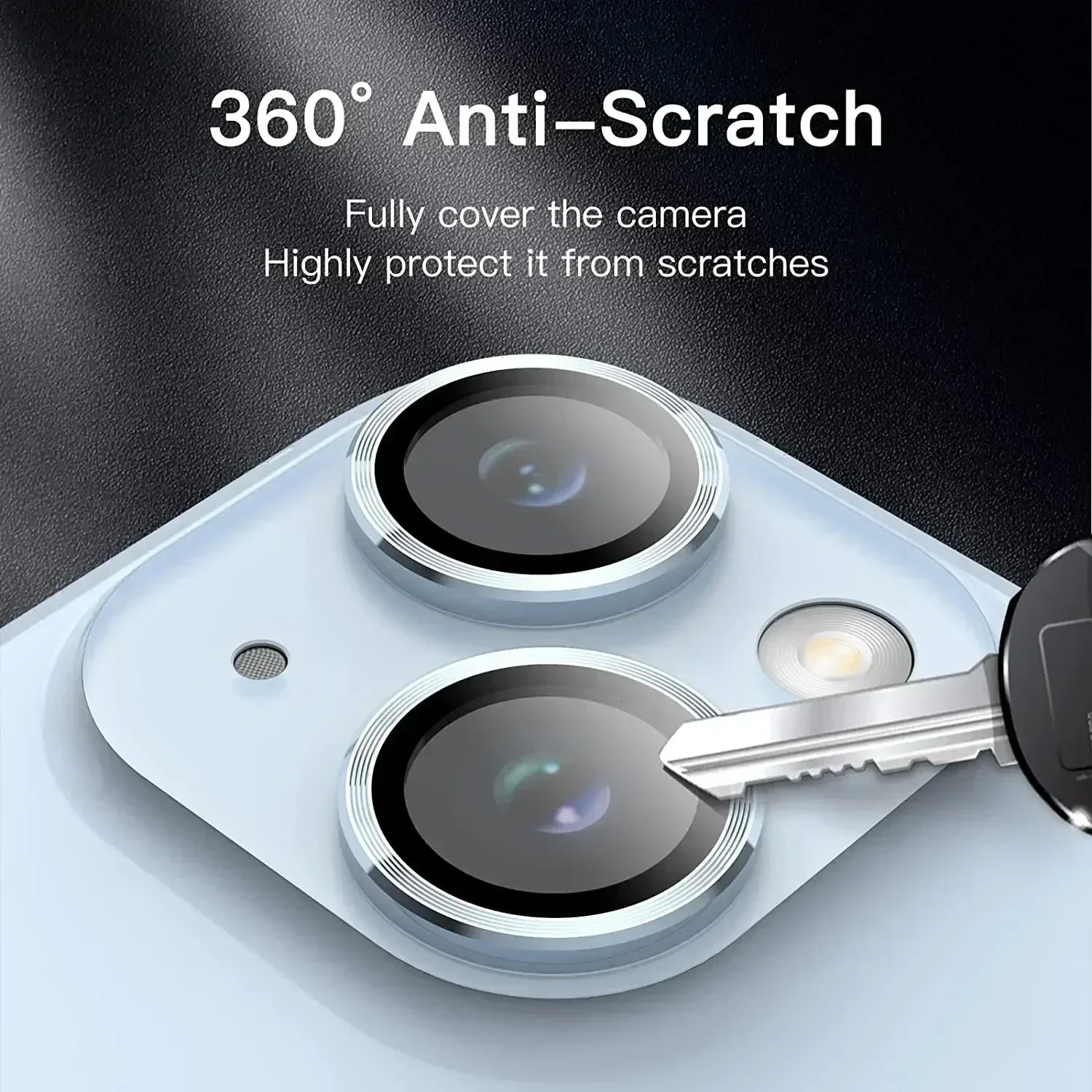 Blue Camera Lens Protector for iPhone 14 Plus 13 Pro Max 12 11 iPhone14 14Pro 13Pro 12Pro 11Pro Tempered Glass Cover Accessories