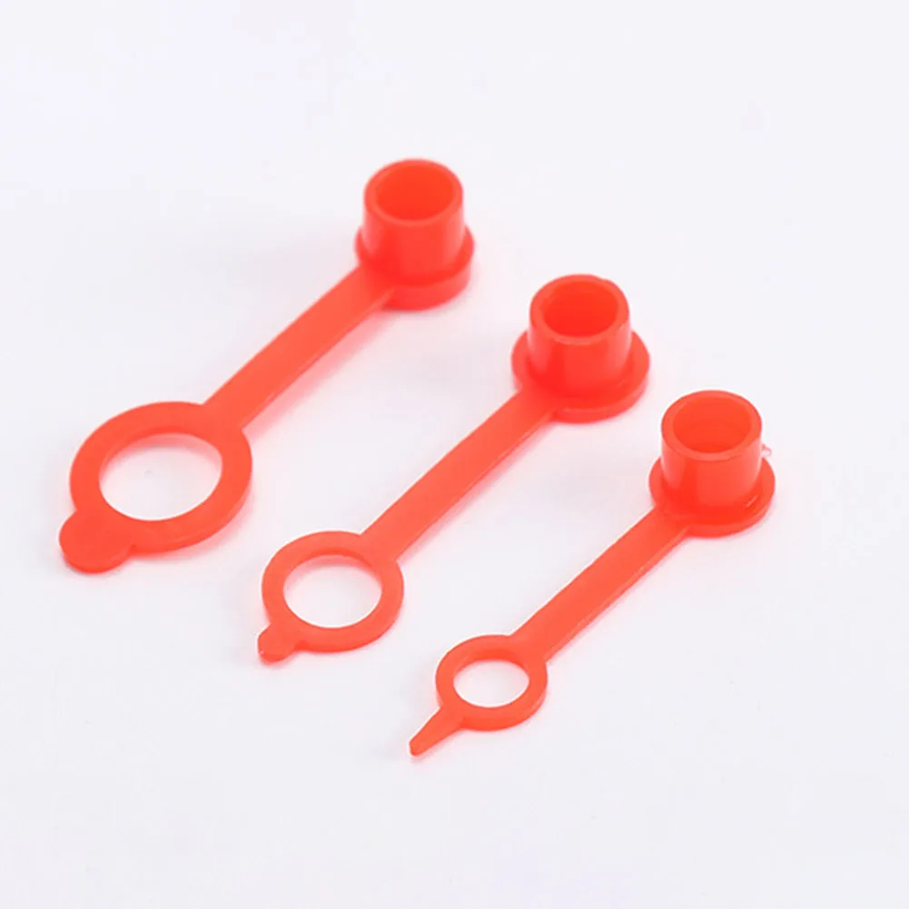 Acid Resistant Red Nipple Fitting Dust Cover for Grease Zerk Protects Nozzle Suitable for Industrial Applications