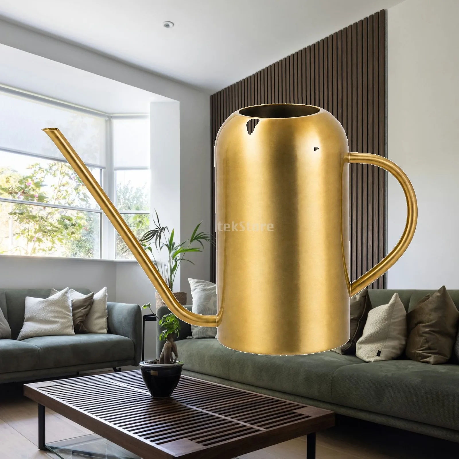 Watering Can - Stainless Steel Long Spout Watering Can