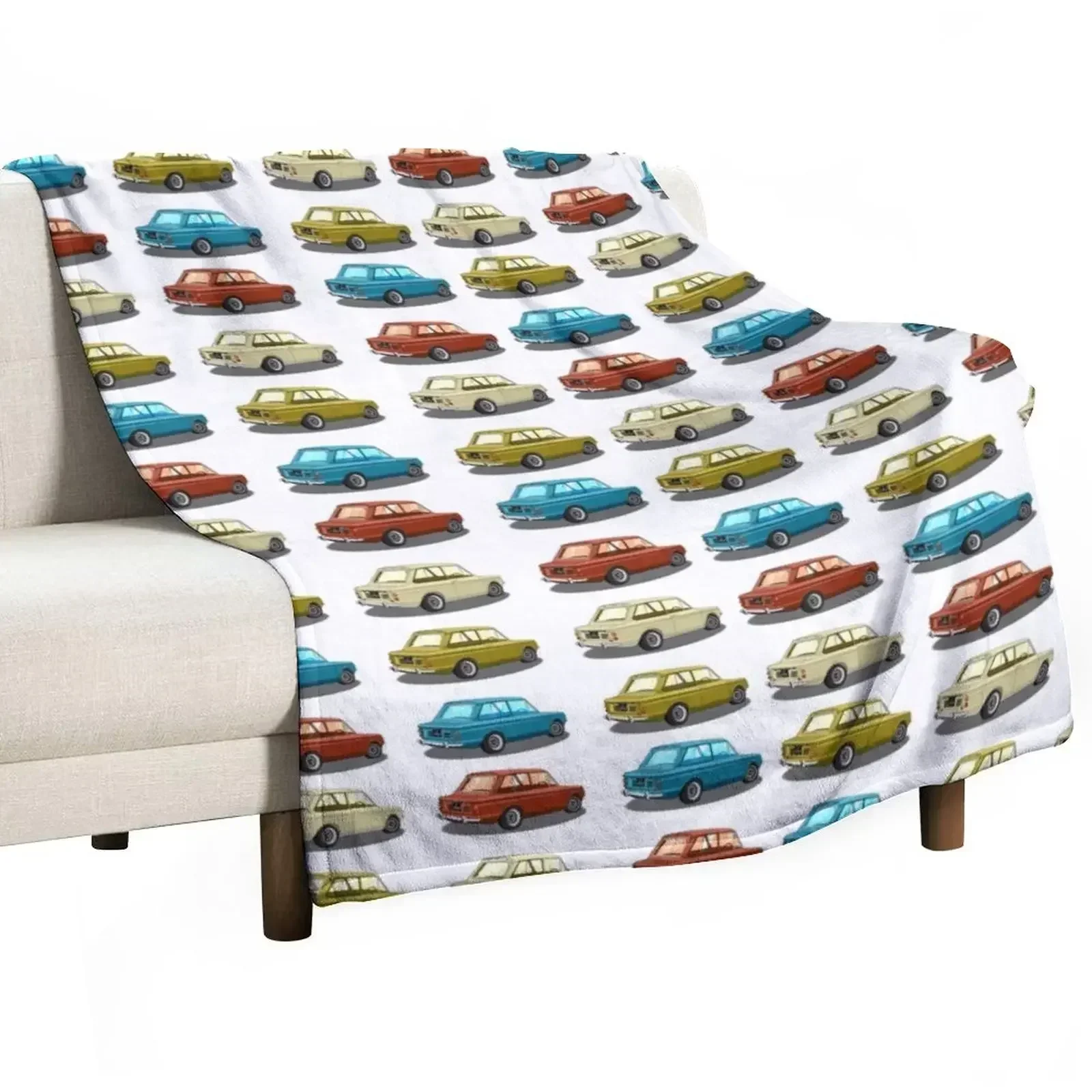 Hillman Imp - Multicolour Throw Blanket Vintage For Sofa Thin Summer Decorative Sofa Hairys Summer Beddings Blankets