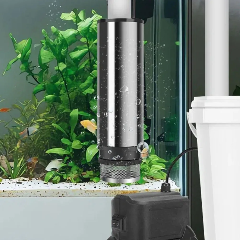 Cordless Submersible Pump for Water Transfer Applications Including Drainage Cleaning and Garden Watering with 51mm Inlet