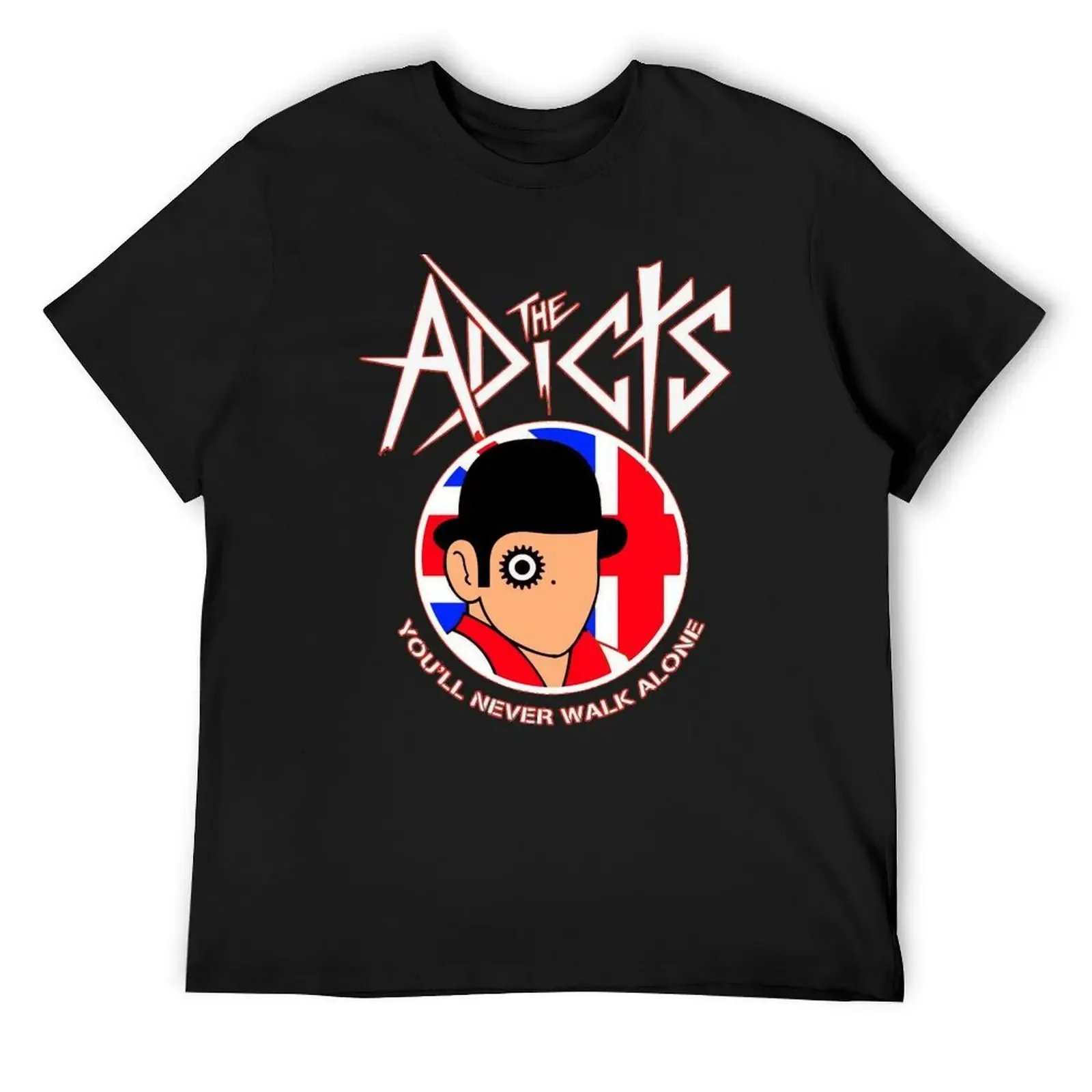 The Adicts YNWA T-Shirt anime t shirts hippie clothes baggy shirts blue archive mens t shirt graphic