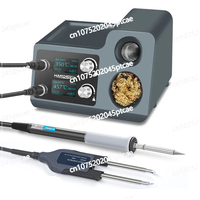 Handskit  T12  Tweezer  Soldering Station for SMD Electronic  Components Repair Chip SMD Resistors Capacitors  Desoldering Kit