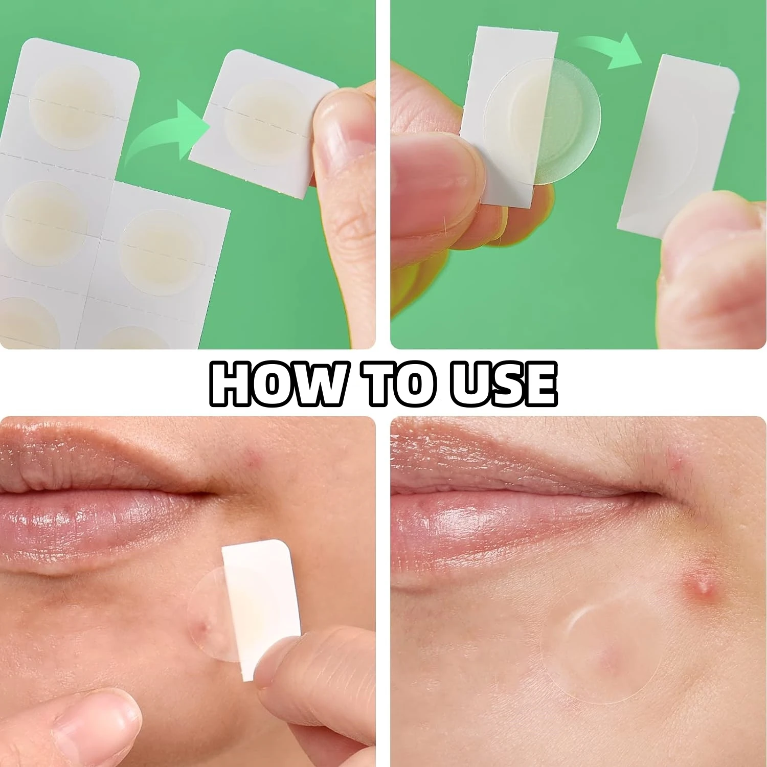 Parche hidrocoloide Invisible impermeable para el acné, accesorio de herramienta de esencia para el cuidado de limpieza Facial, adecuado para todo tipo de piel