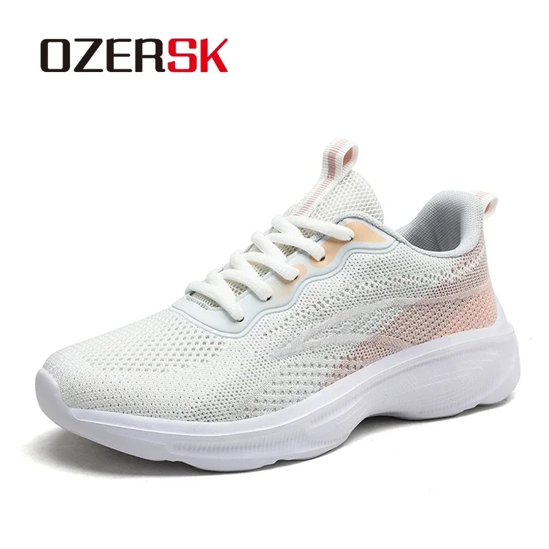 OZERSK Spring Summer New Designer Women Shoes Fashion Causal Mesh Shoes Sneakers For Women