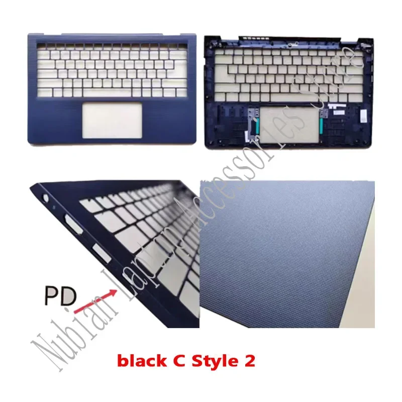 Baru untuk Dell Vostro V3420 P152G Aksesori Laptop pengganti penutup belakang Lcd/Bezel depan/Palmrest/bawah dengan LOGO