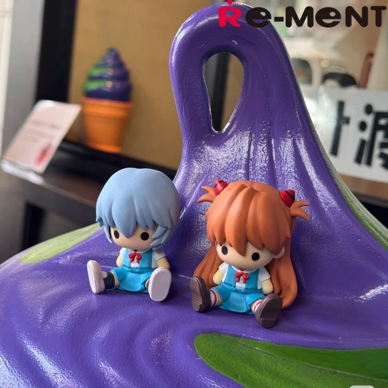 

In Stock Re-Ment Genuine Neon Genesis Evangelion Petadoll Series Miniature Scene Collecte Action Model Blind Box Gifts Toys