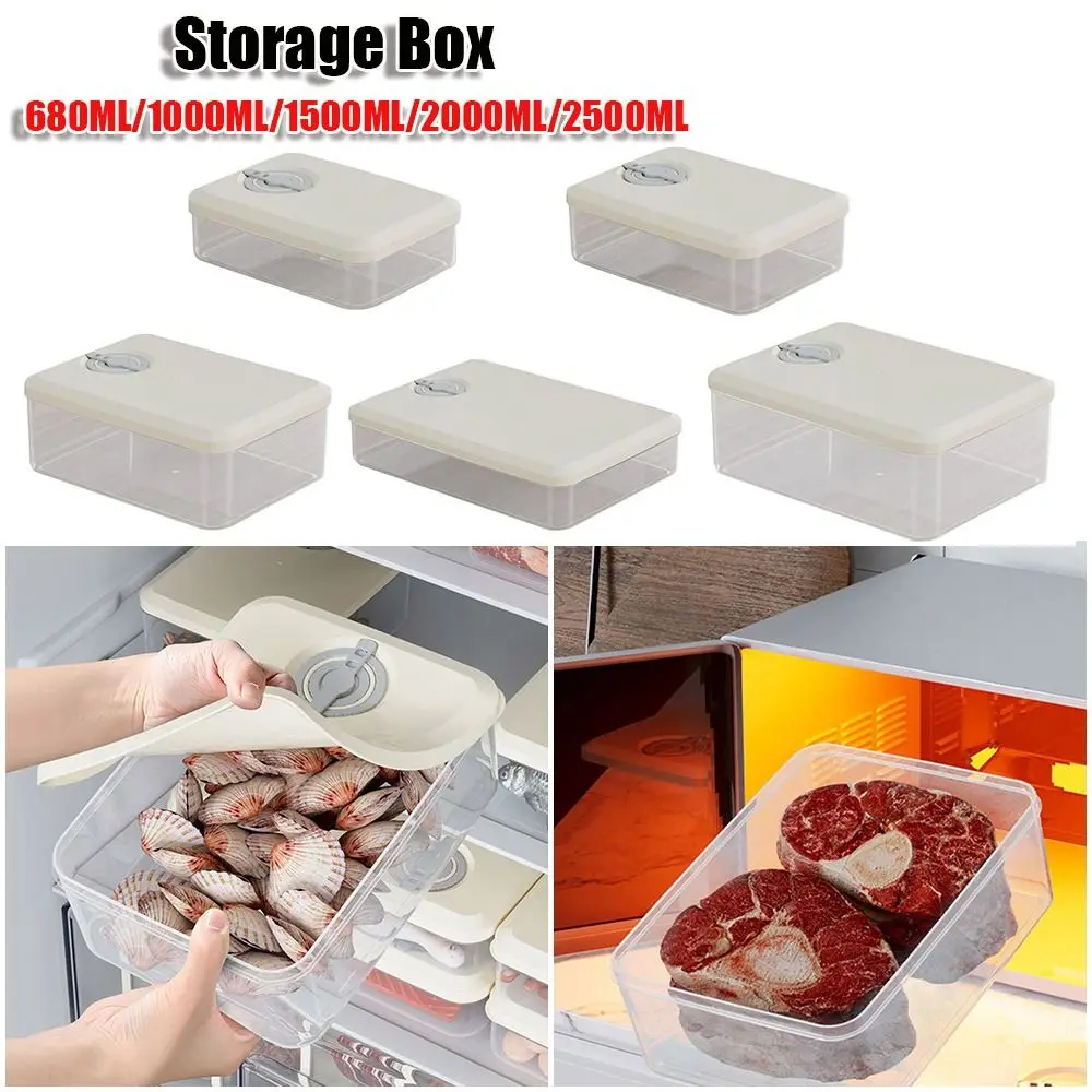 Portable Food Sorting Refrigerator Storage Box Antibacterial Fruit Meat Vegetable Frozen Organizer Sealed Box