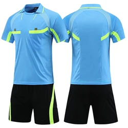 2023 Professional Referee Jersey Set Custom Adult Soccer Jersey Set Football Referee Uniform Men Training Set Foot Team Shirt