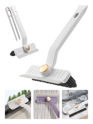 Multi-Function Rotating Crevice Cleaning Brush Kitchen Toilet Tile Joints Dead Angle Crevice Gap Cleaner Brush for Shower Floor