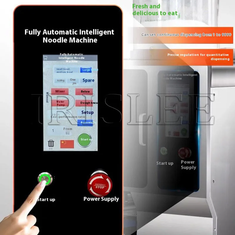 Fully Automatic Fresh Noodle Making Machine Small Sized Electric Hand Pulled Noodle Making Machine