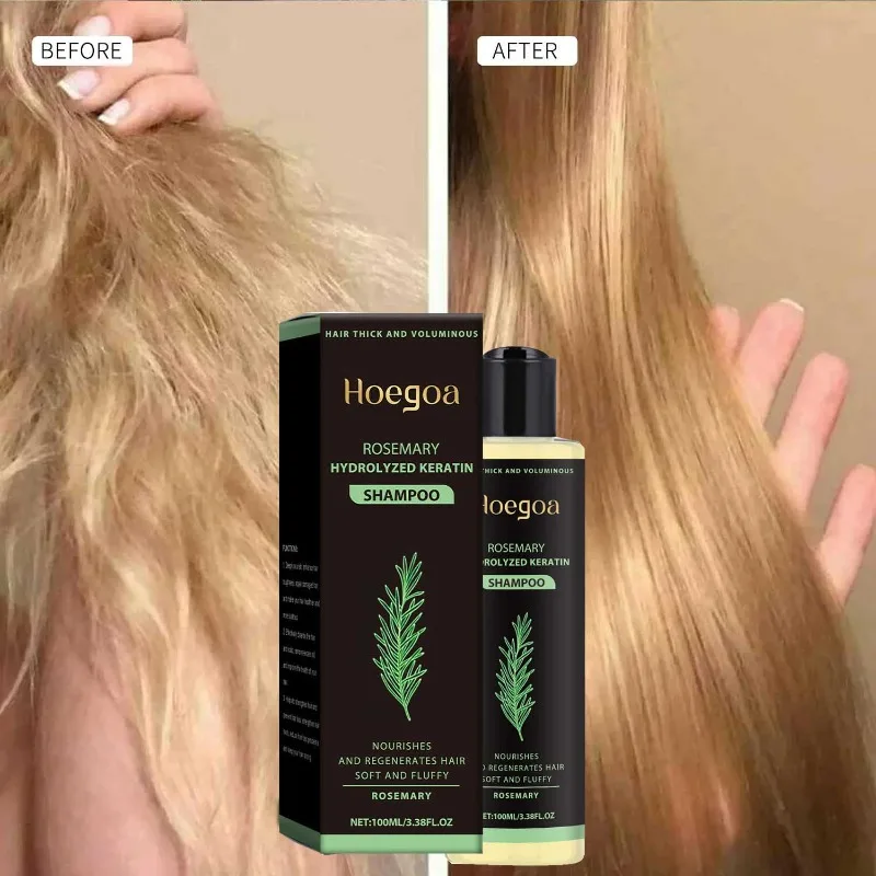 

Organic Rosemary Shampoo for Hair Growth Natural Thickening & Strengthening Shampoo with Hydrolyzed Keratin Hair Care